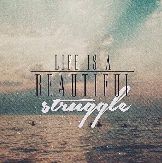 Life is a beautiful struggle